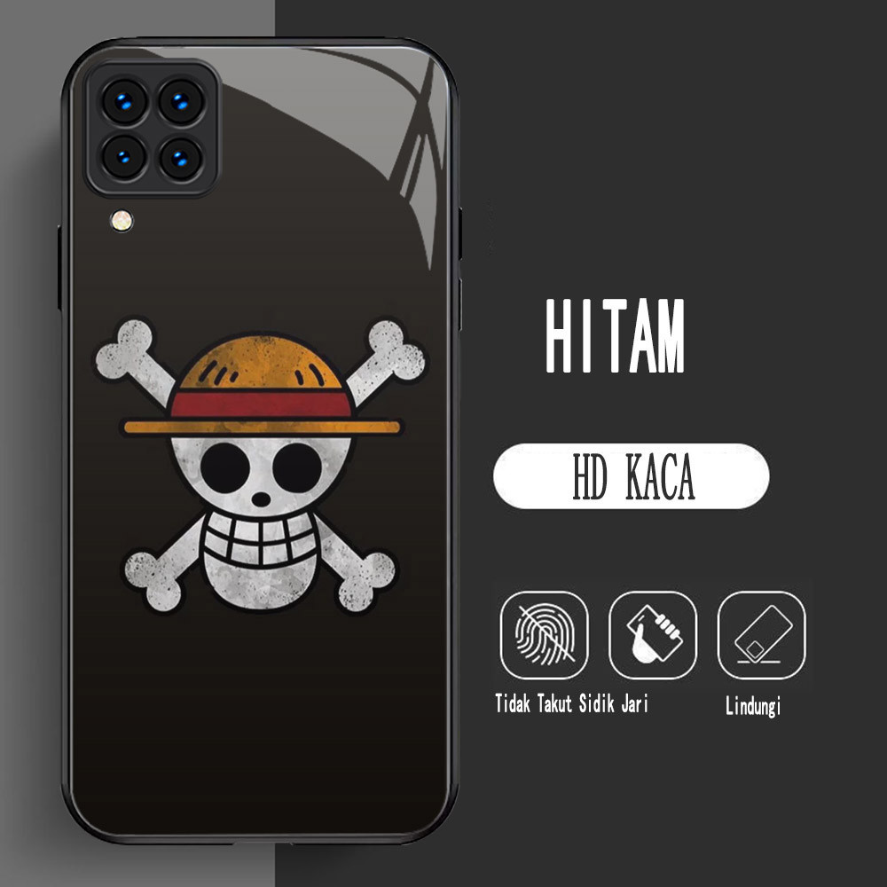 Y-12 One Piece HD Kaca Casing untuk Samsung Galaxy A12 M12 A22 M32 5G Case
