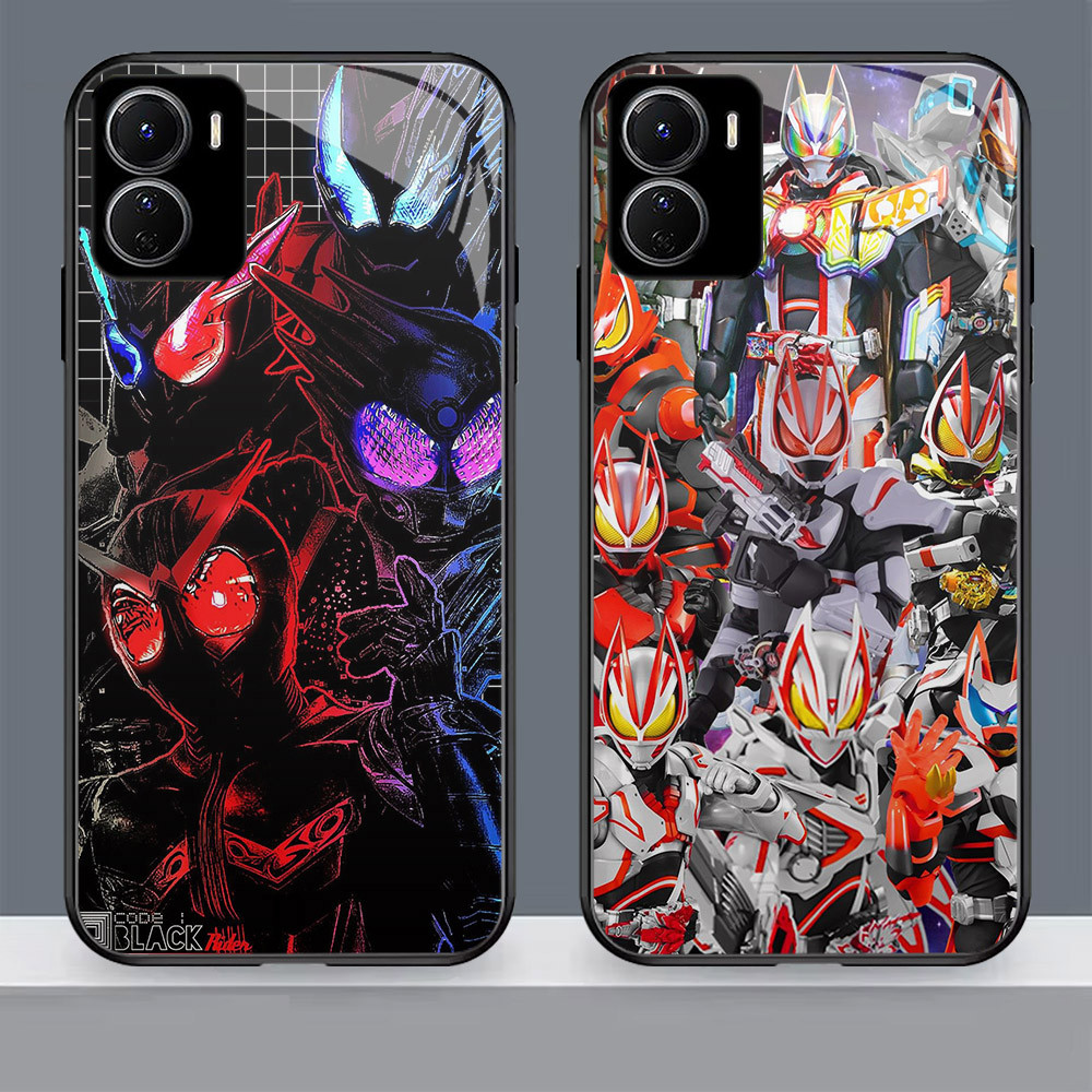 N-42 kamen rider HD Kaca Casing untuk Xiaomi Redmi 9T 9A A1 Note 7 Pro A2 A5 Case