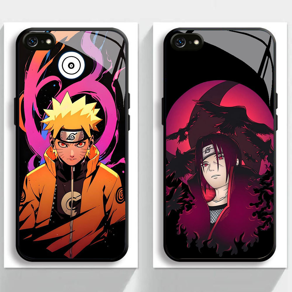 BF-29 Sasuke uchiha HD Glass Casing untuk iPhone 6 6S 7 8 Plus SE X XS XR Max