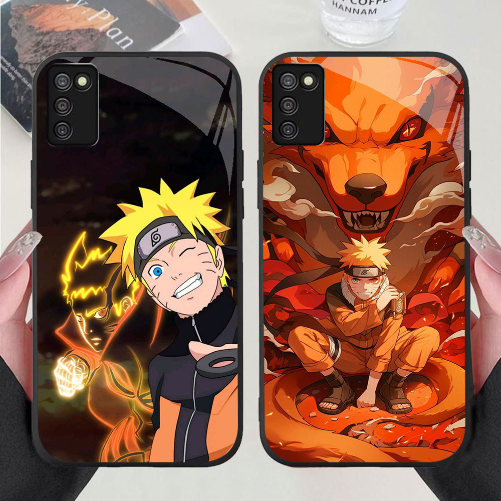 BF-72 Naruto Anime HD Glass Casing untuk Samsung A03S A71 M02S A02S A51