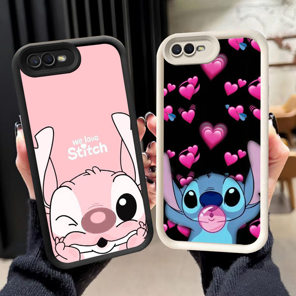 N-20 Cute Stitch Soft Casing untuk OPPO A12E A83 A39 A1K A37 A3S
