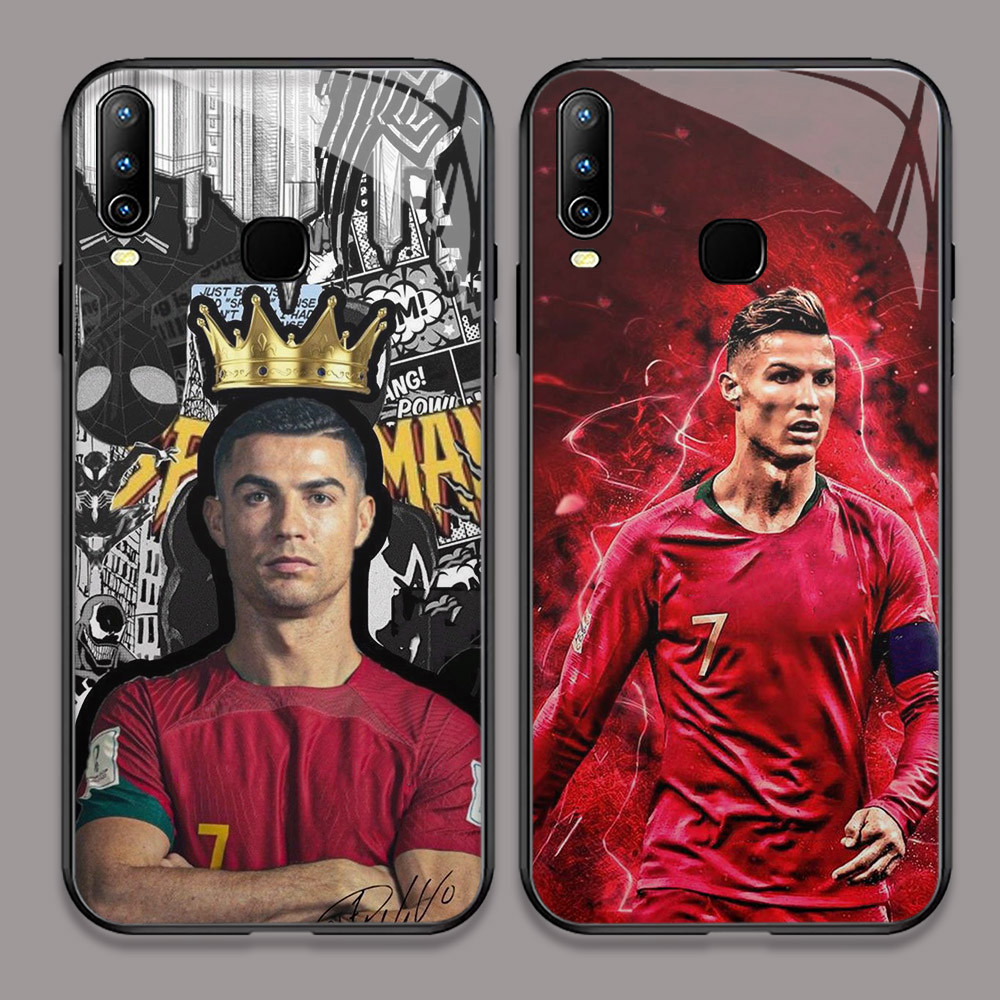 U-16 Ron_aldo King HD Kaca Casing untuk VIVO Y30 Y17S Y12 Y15S Y19 Y15 Y17 Y12i Y50 Y81 Y81s Case