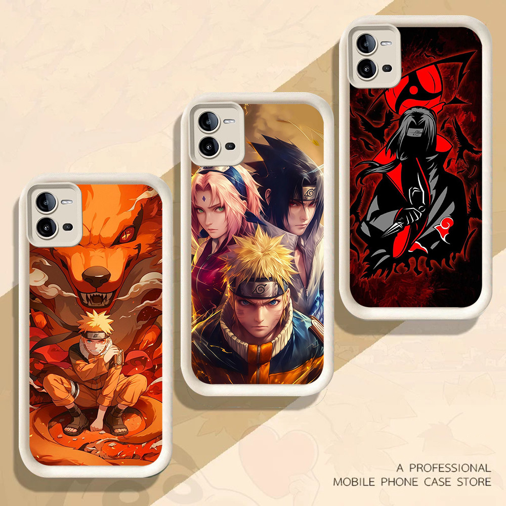 Casing hp untuk VIVO Y36 Y33s Y31 Y51 Y50 Y35 Y53s Y30 2020 5G FB-24 Naruto Anime