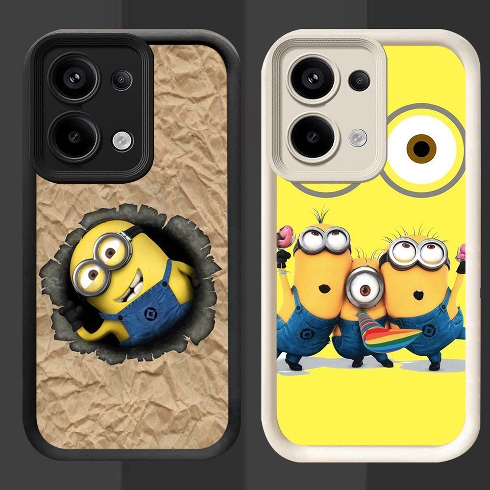 R26 Minion Casing untuk OPPO Reno 15F 15FS A6 Pro A6X Hitam dan Putih
