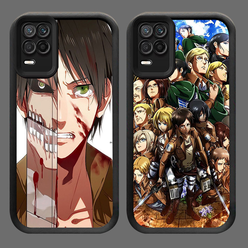 U-10 Attack on Titan Casing untuk Realme 8S 8 Pro 5G Kasus Pelindung