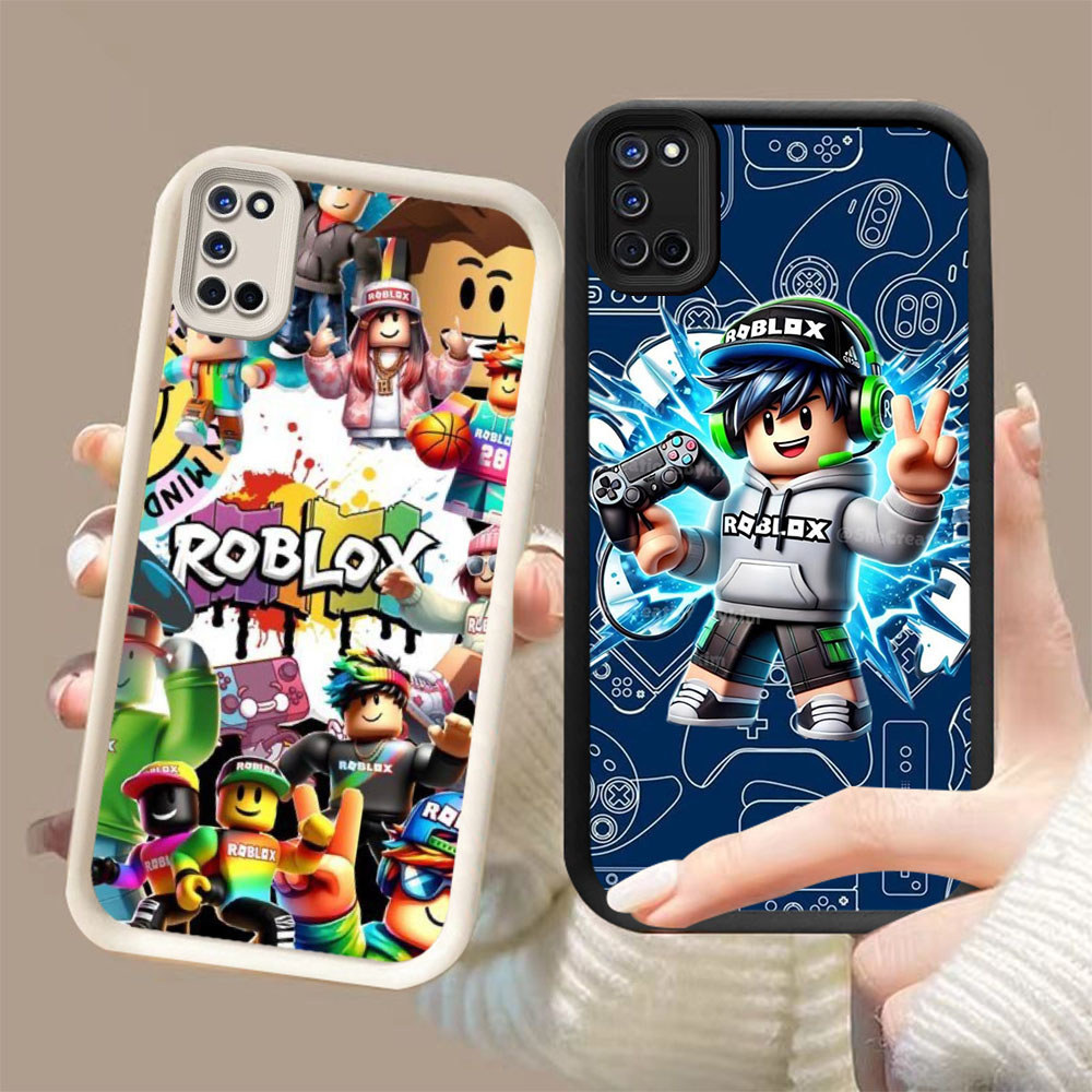 TS-44 FREE ROBLOX Shockproof soft Casing untuk OPPO A92 A94 A55 A72 F19 A95 A5i A74 A52 F19S PRO