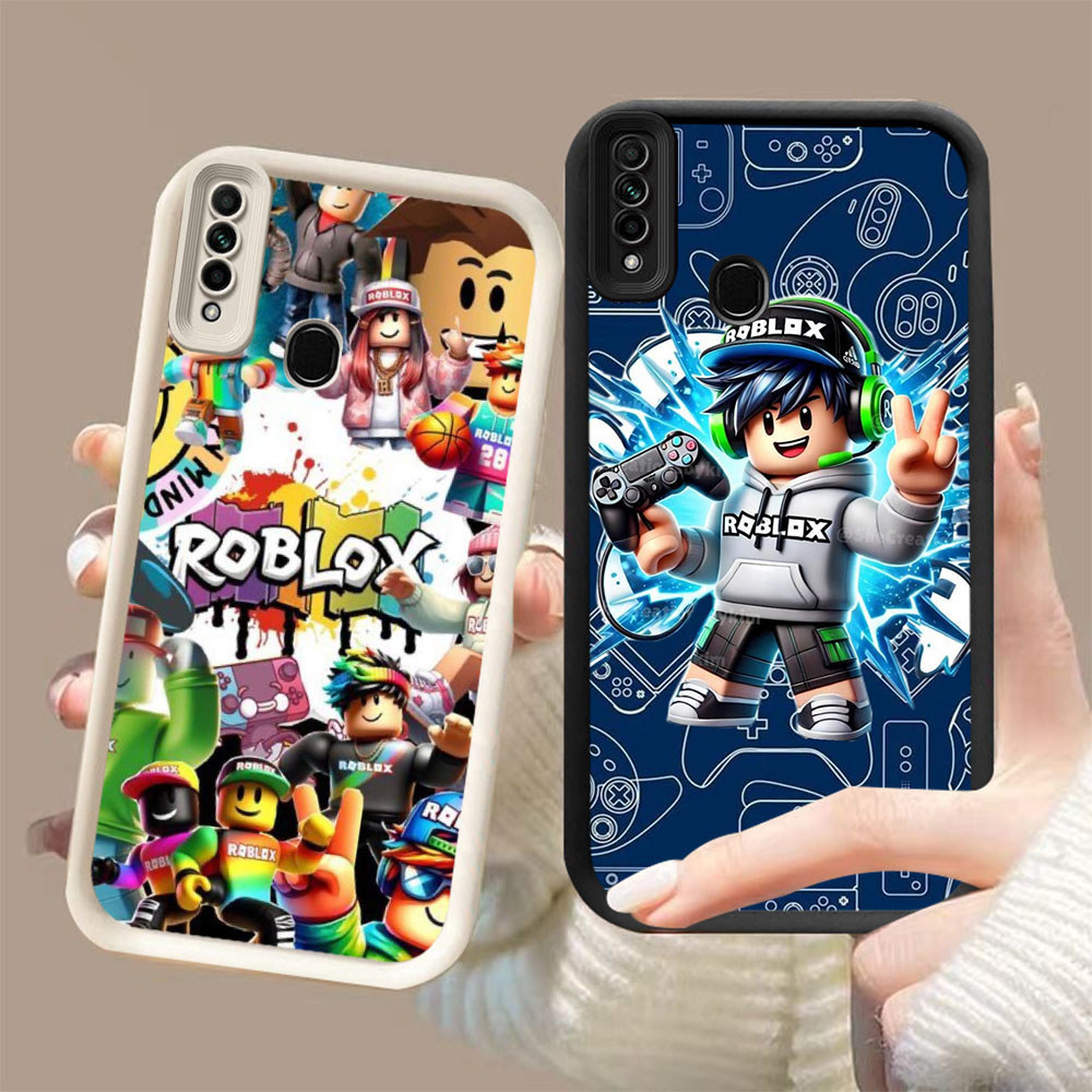 TS-44 FREE ROBLOX Shockproof soft Casing untuk OPPO Reno Find X3 3 A31 A91 F15 2020 Lite