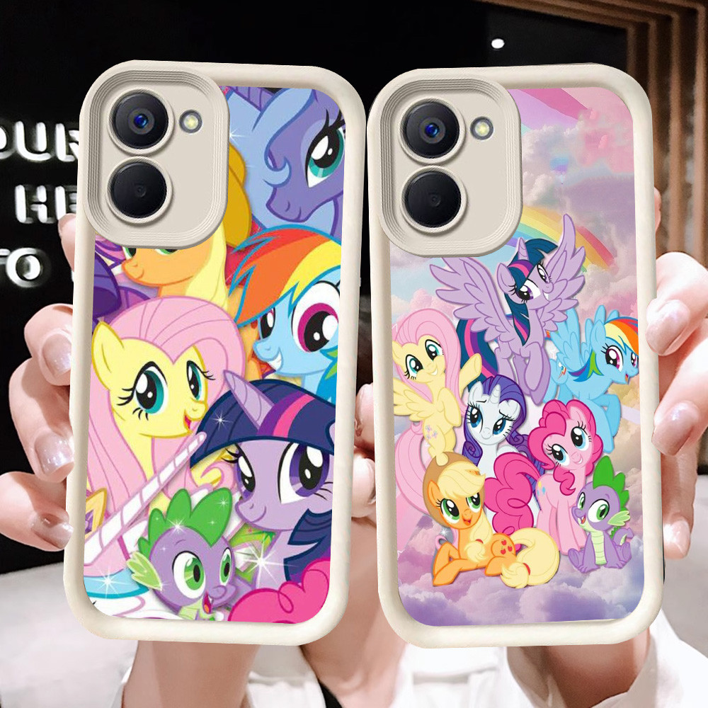 N-32 Rainbow Horse Soft Casing untuk VIVO Y27s Y03t Y36 Y03 Y27 Y18 Y18i 5G