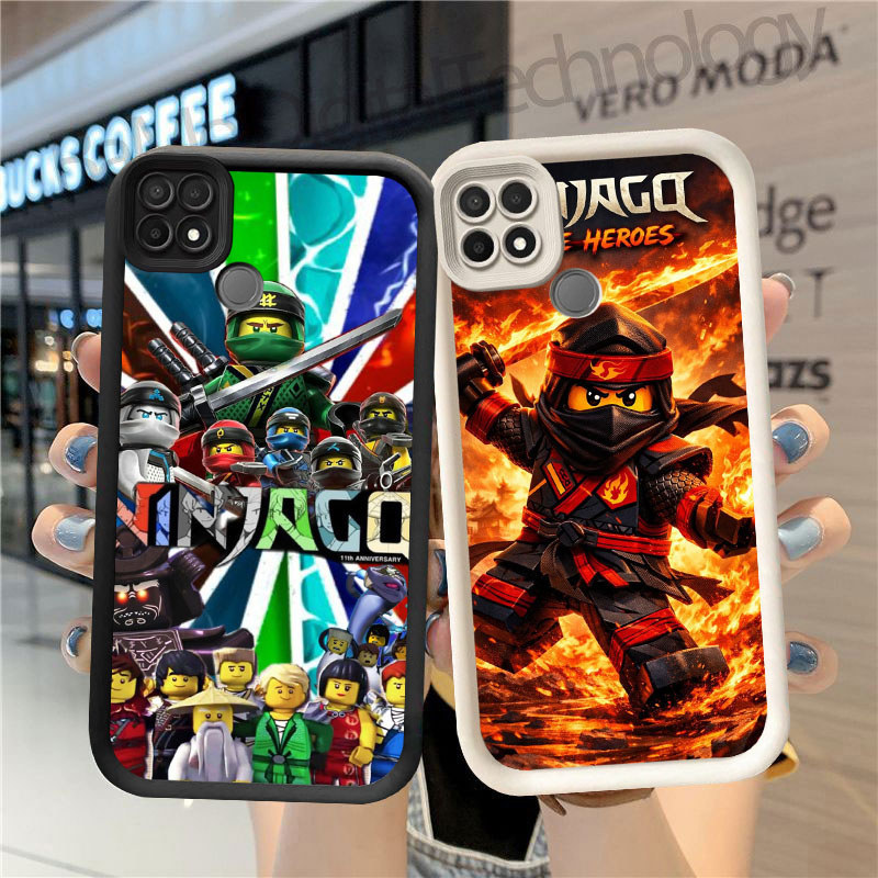 TS-54 LEGO Ninjago Shockproof soft Casing untuk OPPO Reno A35 A16K 5F A16E A93 5 4F F17 A15 A15s 202