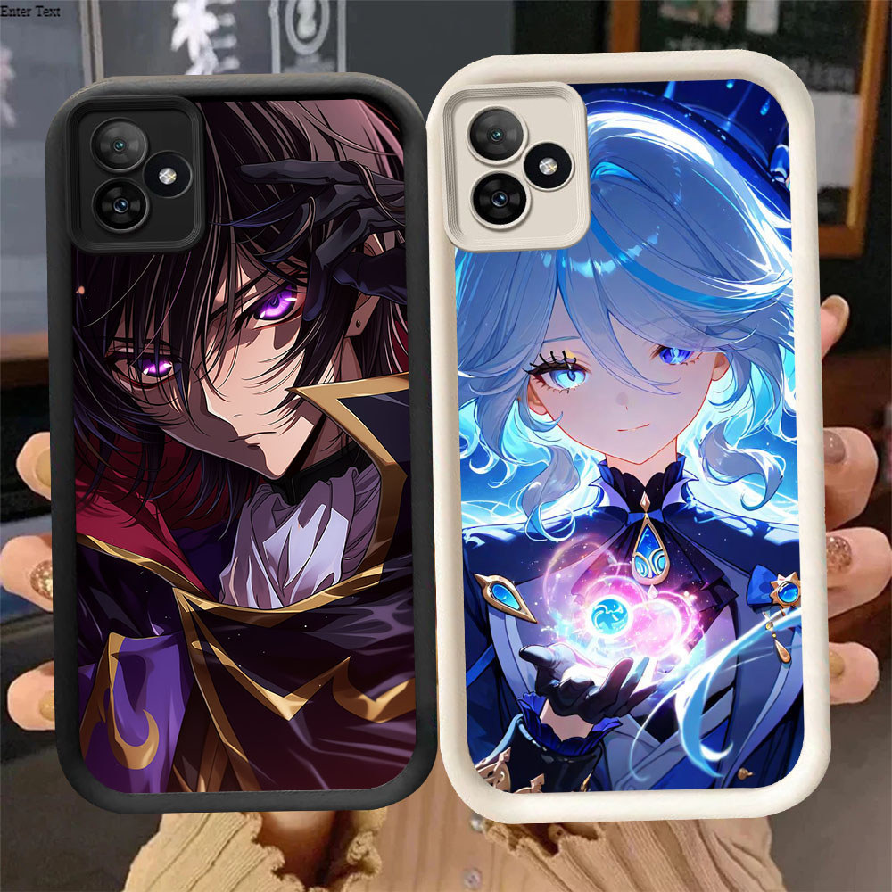 UP-43 Genshin Impact Shockproof soft Casing untuk Realme Narzo Note N53 C53 50 N61 C63 NEO6 C61 C51 