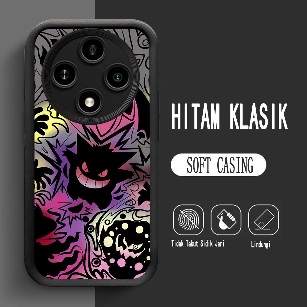 Y-8 Pokemon Gengar Silikon Casing untuk Tecno Spark 30C Case