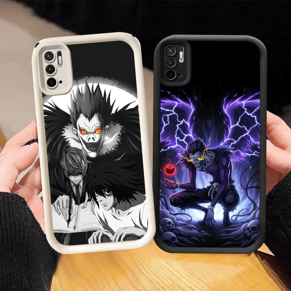 BQ-51 Death Note Casing HP Untuk Xiaomi Redmi Note 10 10S 10T POCO M5S M4 Lite Pro