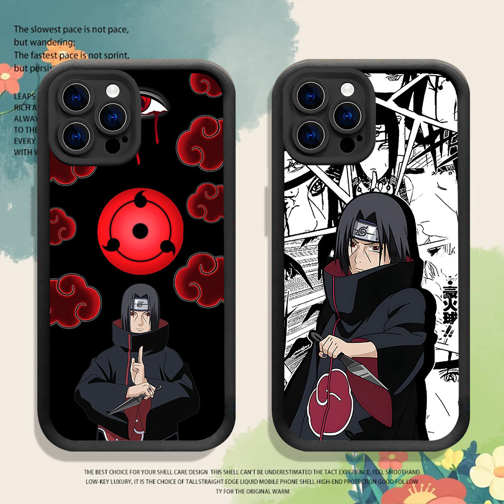 SOFTCASE Casing untuk iPhone 16 13 14 17 Pro Max FB-26 Naruto Uchiha Itachi