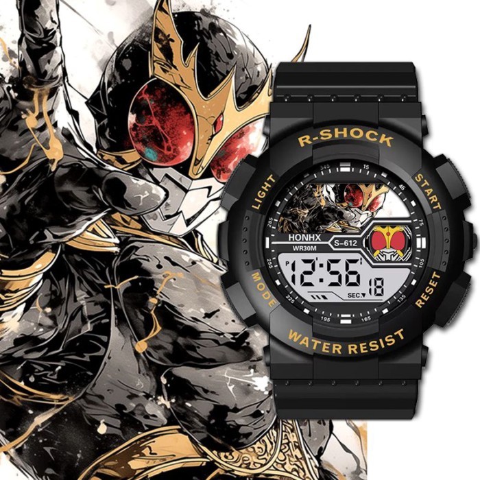 Kamen Rider Peripheral Build Ryuki Decade Exide Sora Waterproof Electronic Watch