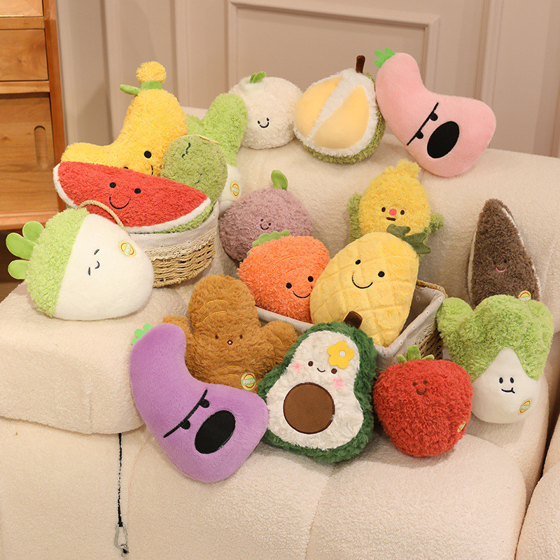 New Produk Boneka grosir, buah sayuran yang lucu  realistis, mainan lempar pernikahan, boneka plush 