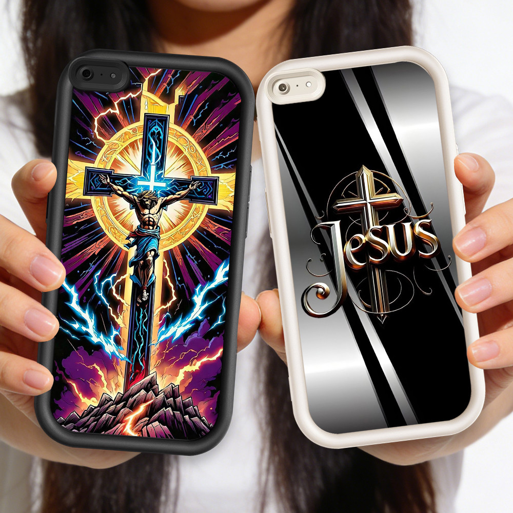 O-23 Jesus Cross Casing HP Silikon untuk Realme Narzo P1 C30S 14 C30 N65 Narzo50iPrime Pro 5G