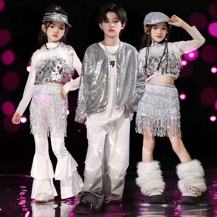 Jazz Dance Clothing For Girls, Cool And Fashionable, Jazz Girl Group Dance Clothing, Street Dance C