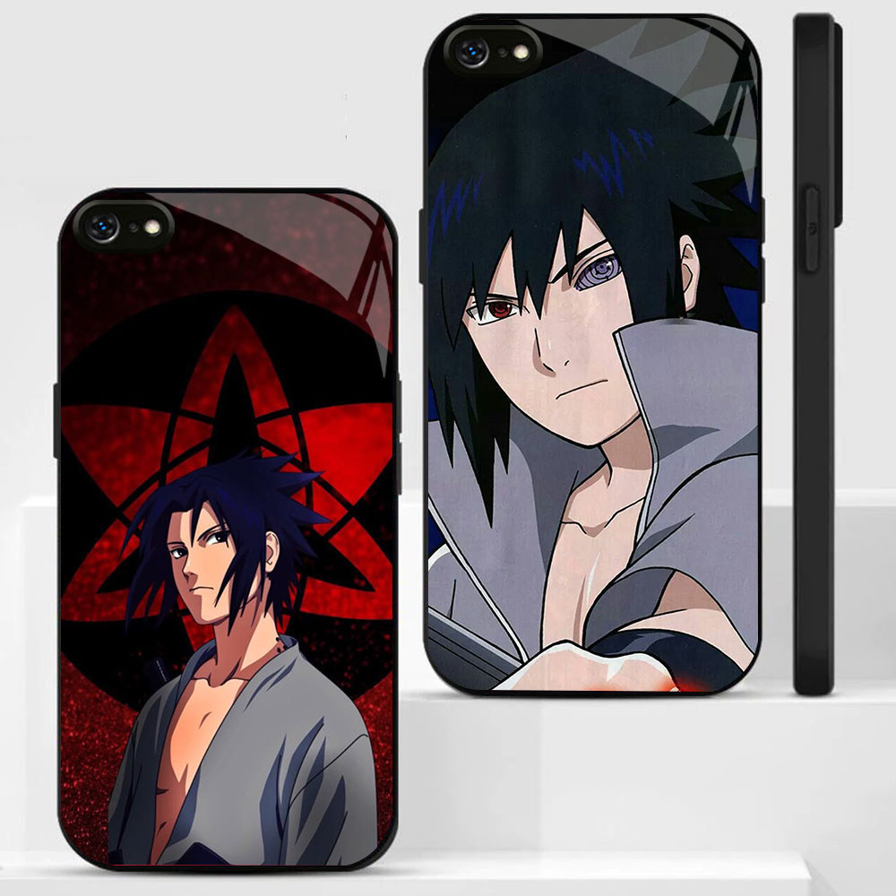 UP-71 Sasuke Casing KACA untuk iPhone XR X XS 8 7 SE 6S 6 Max Plus 2020 2022