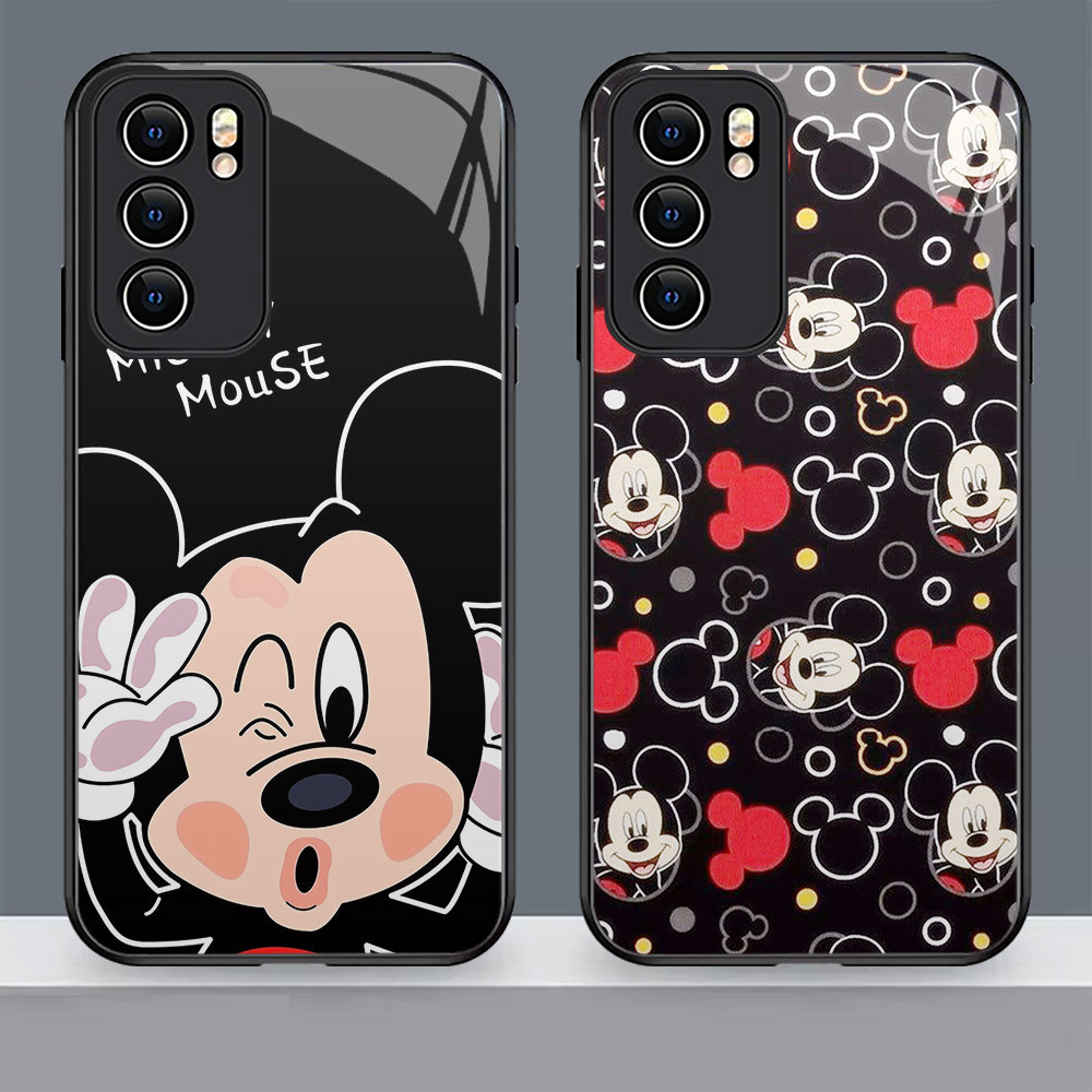 N-11 Mickey Mouse HD Kaca Casing untuk Xiaomi POCO M3 M4 11 C65 X6 X5 M6 C71 12 Pro Lite 5G Case