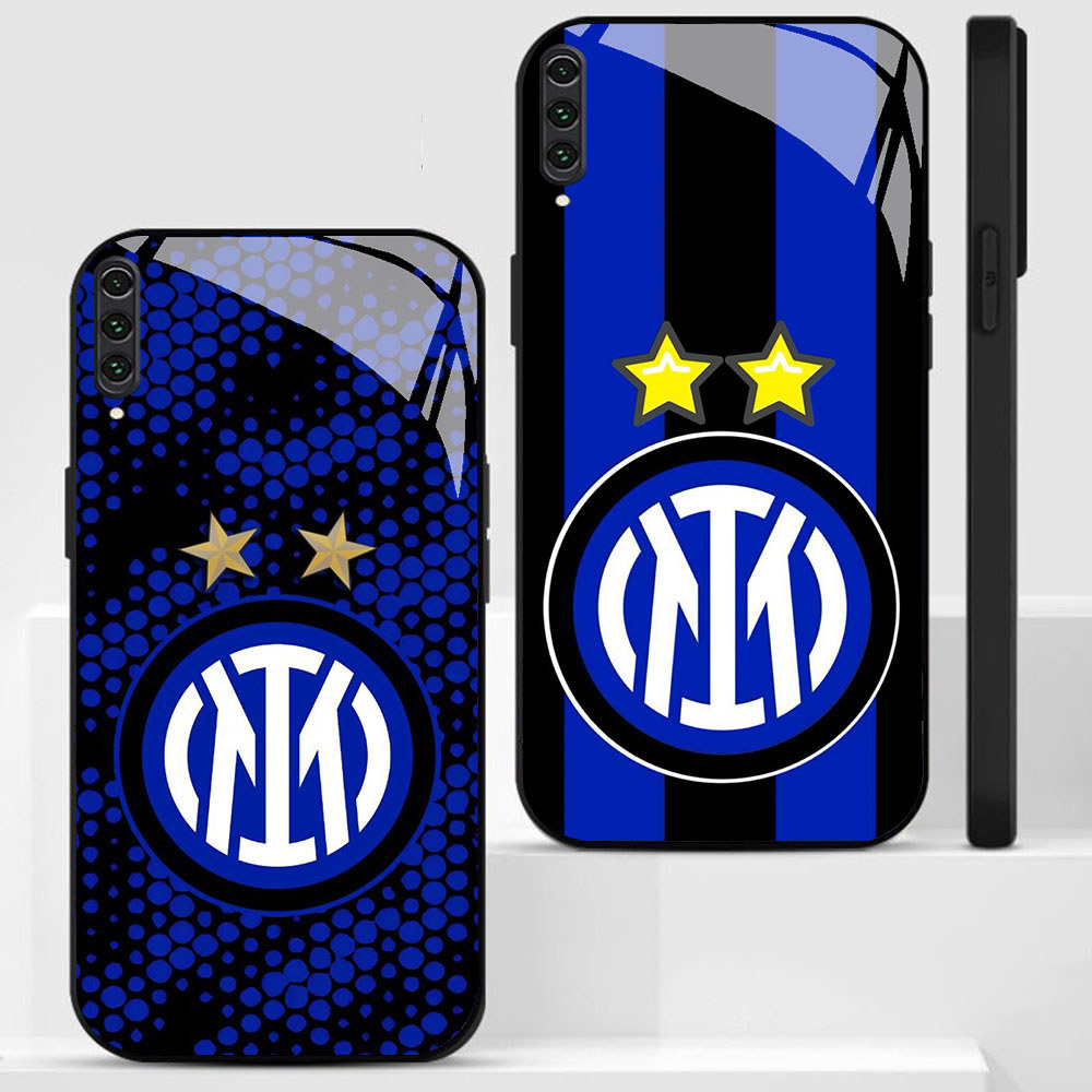 BF-59 Inter MILAN HD Glass Casing untuk Samsung A50 A70S A70 A10 A02 A7 Note 10 Pro Plus