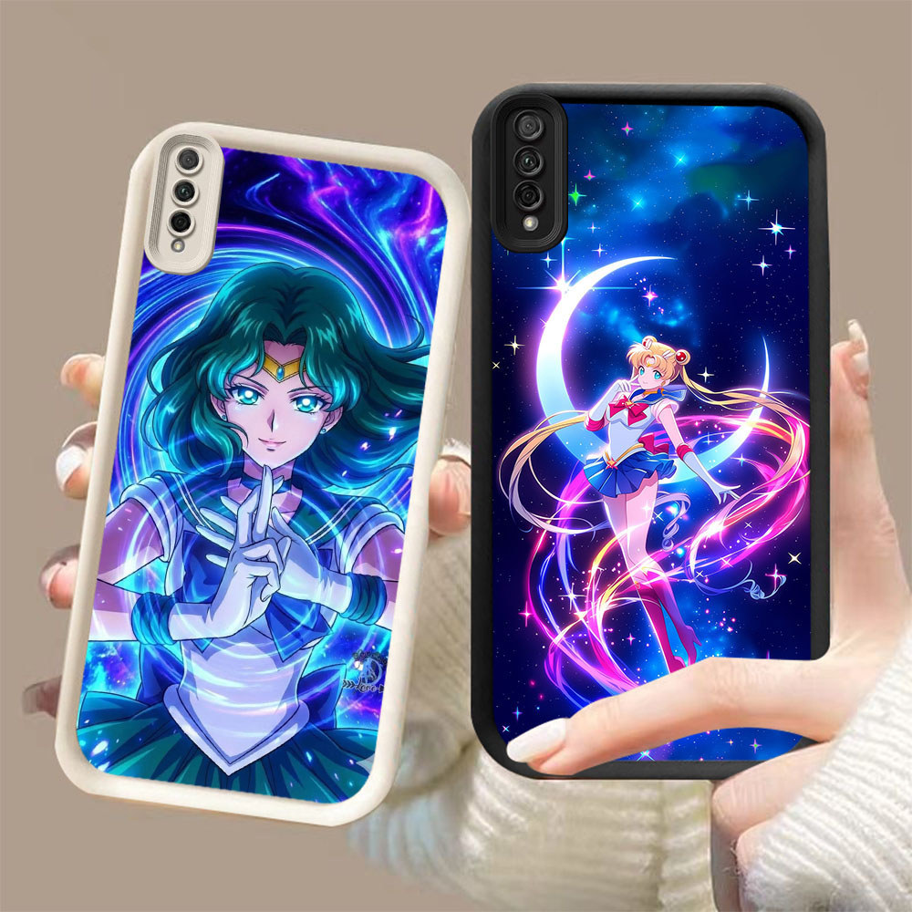 TS-69 Sailor Moon Shockproof soft Casing untuk Samsung A03 A50 Core A7 A50s M02 A30s A02 2018
