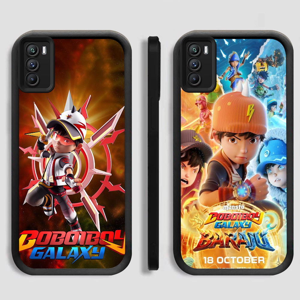 Casing untuk Silikon Hitam OPPO A17 A17K A16K A16s A16 A16E A15 A15s A12E A12 A12s A11S SA-7 Boboibo