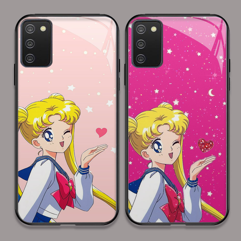 U-21 Sailor Moon HD Kaca Casing untuk Samsung A02S A71 M02S A51 A31 A03S Case