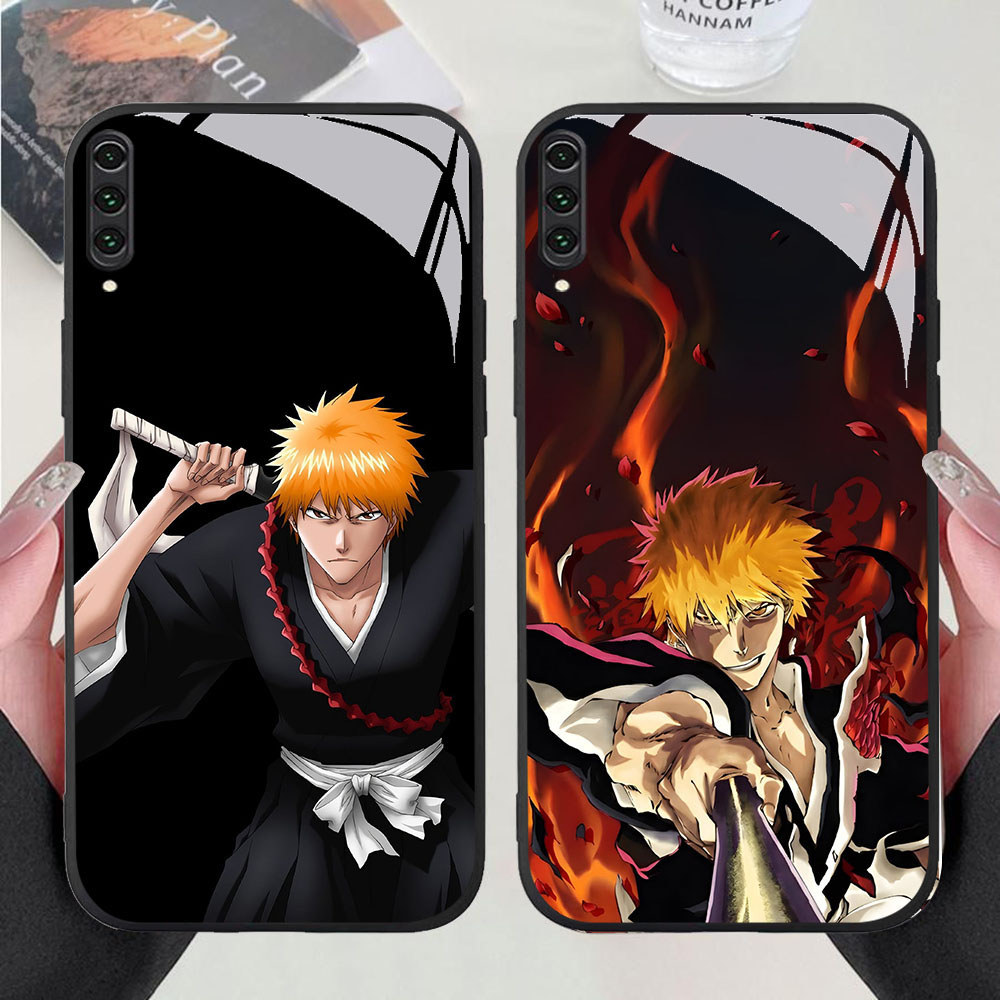 BQ-40 Bleach HD Glass Casing untuk Samsung A50 A70S A70 A10 A02 A7 Note 10 Pro Plus