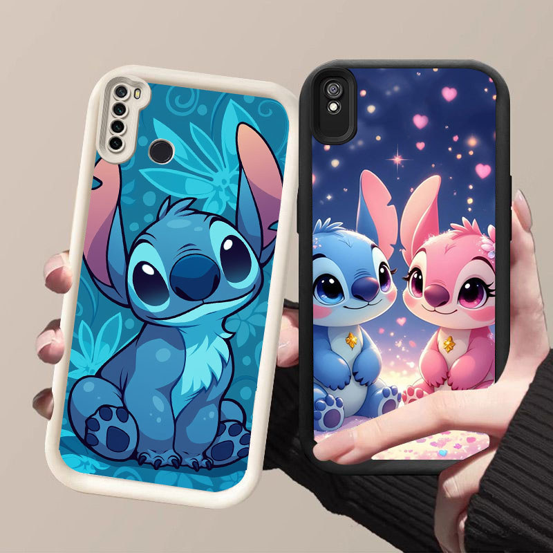 TS-72 Stitch Shockproof soft Casing untuk Redmi Note 9T 6A 7 9A Pro
