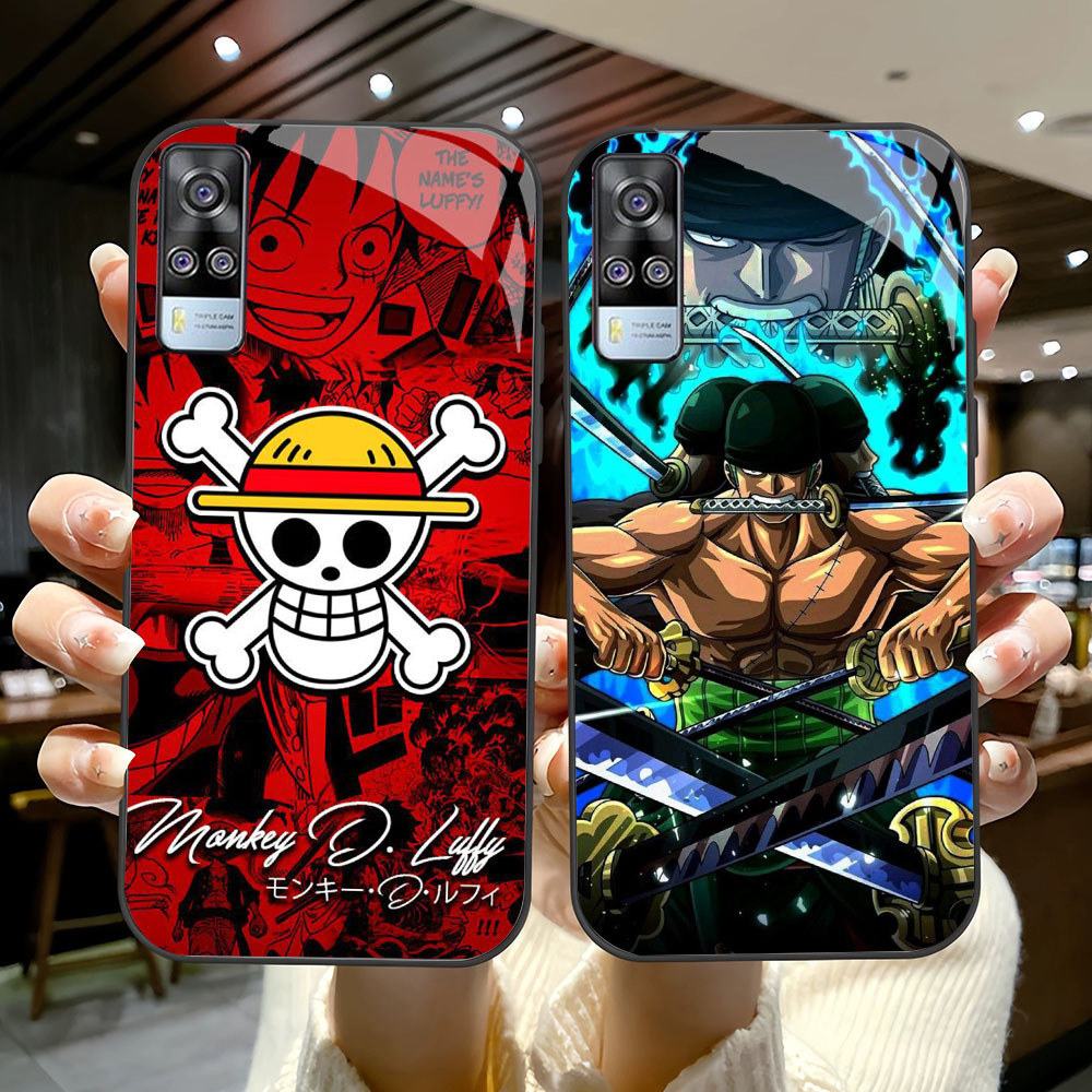 MK-12 One Piece HD Glass Casing untuk VIVO Y51 V21E Y31 Y52 V21S V21 V20 Y53S