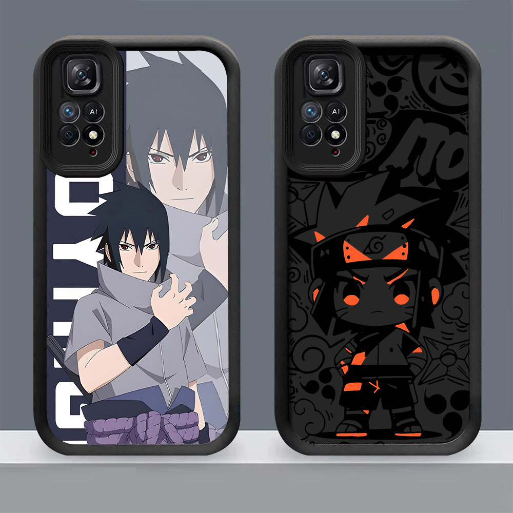 N-18 NARUTO Uchiha Sasuke Soft Casing untuk Xiaomi Redmi Note 11 SE 11S Pro 5G