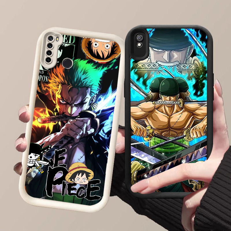 TS-83 Zoro ONE PIECE Shockproof soft Casing untuk Redmi Note 9T 6A 7 9A Pro
