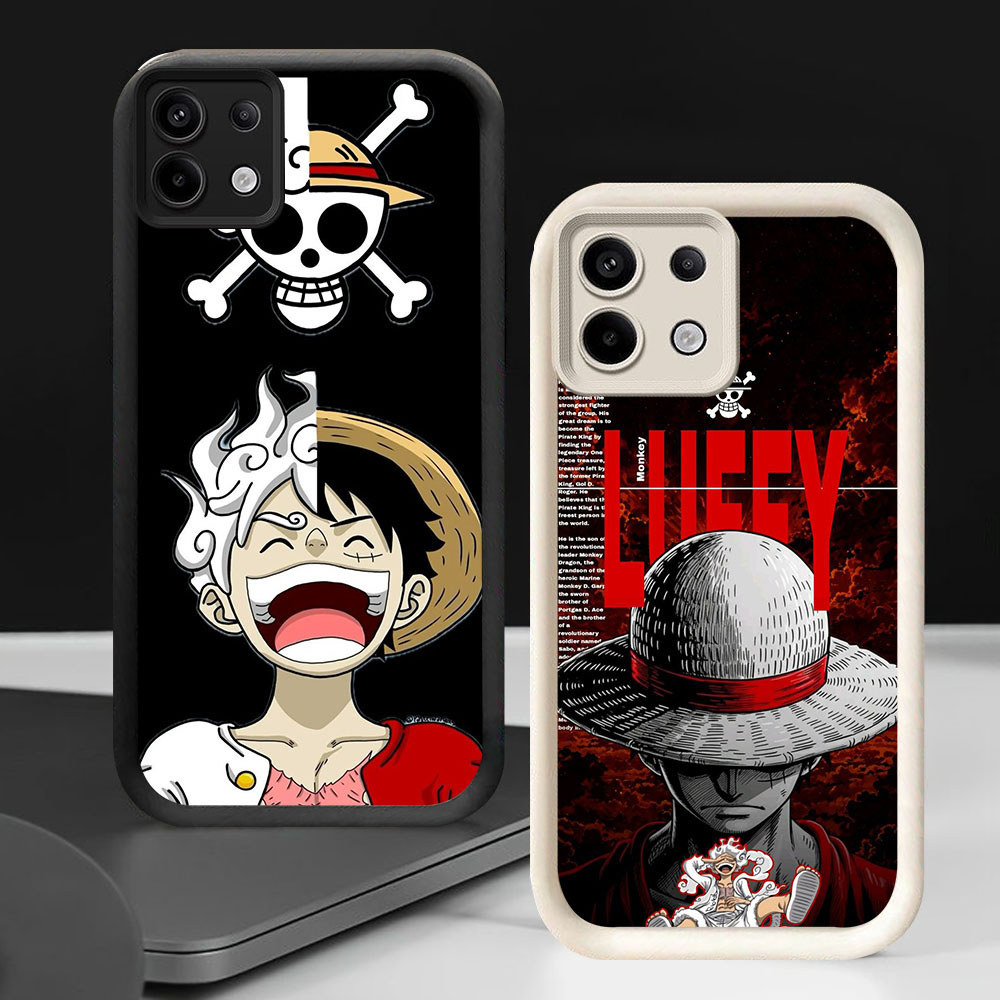 TK-55 Monkey D. Luffy Casing HP Untuk Infinix Smart 7 9 ITEL A80 P65 Tecno POP 7 Spark 30C GO GT 20 