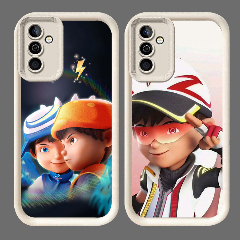 U-5 Cute Boboiboy Casing untuk Samsung A73 A52 A52S A72 A53 5G Kasus Pelindung