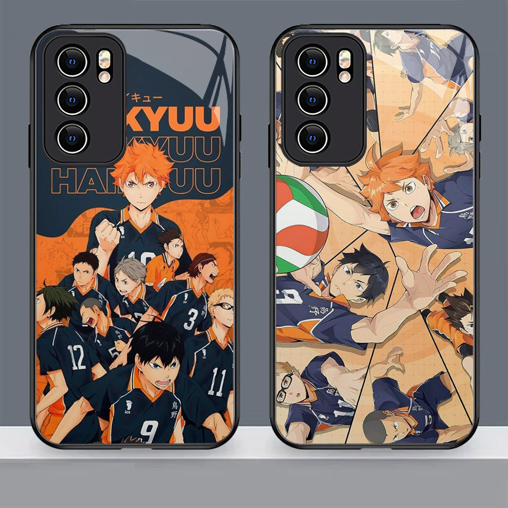 N-13 Haikyuu HD Kaca Casing untuk Xiaomi POCO M3 M4 11 C65 X6 X5 M6 C71 12 Pro Lite 5G Case