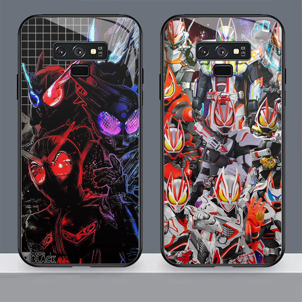 N-42 kamen rider HD Kaca Casing untuk Samsung Note J7 J6 J4 9 Core Plus Prime Pro Case