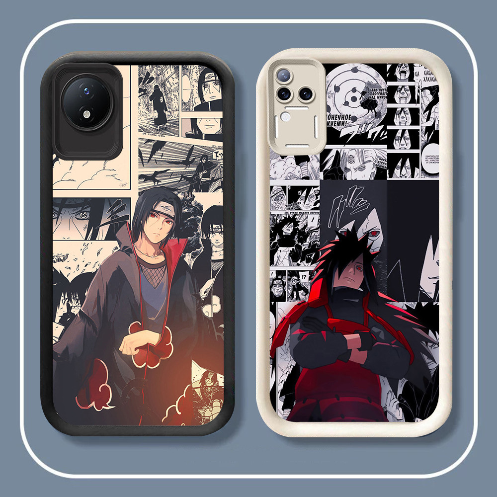 Simple Premium Case Casing hp untuk VIVO Y17 Y12 Y15 Y16 Y15a Y12s Y17S Y15S AB-11 Naruto Itachi