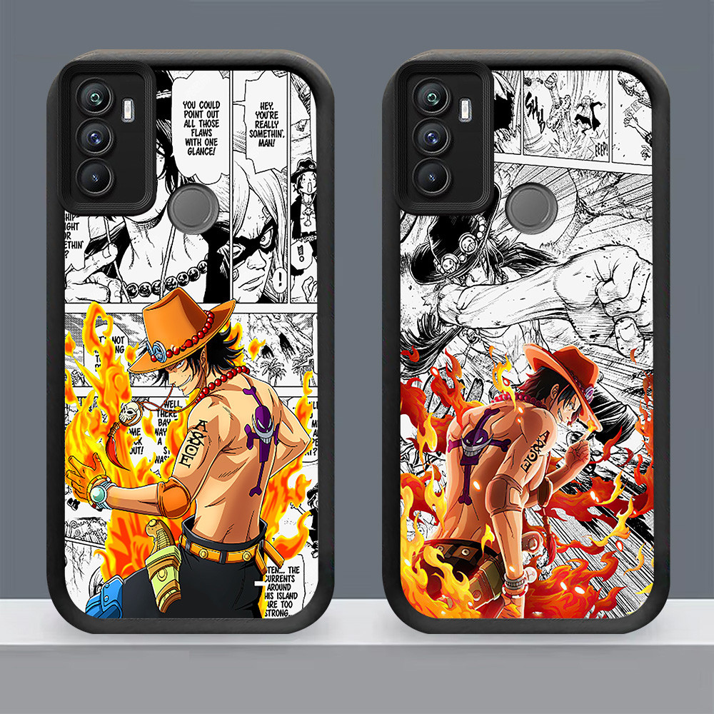 N-37 One Piece Ace Soft Casing untuk OPPO A53 A53S A33 2020