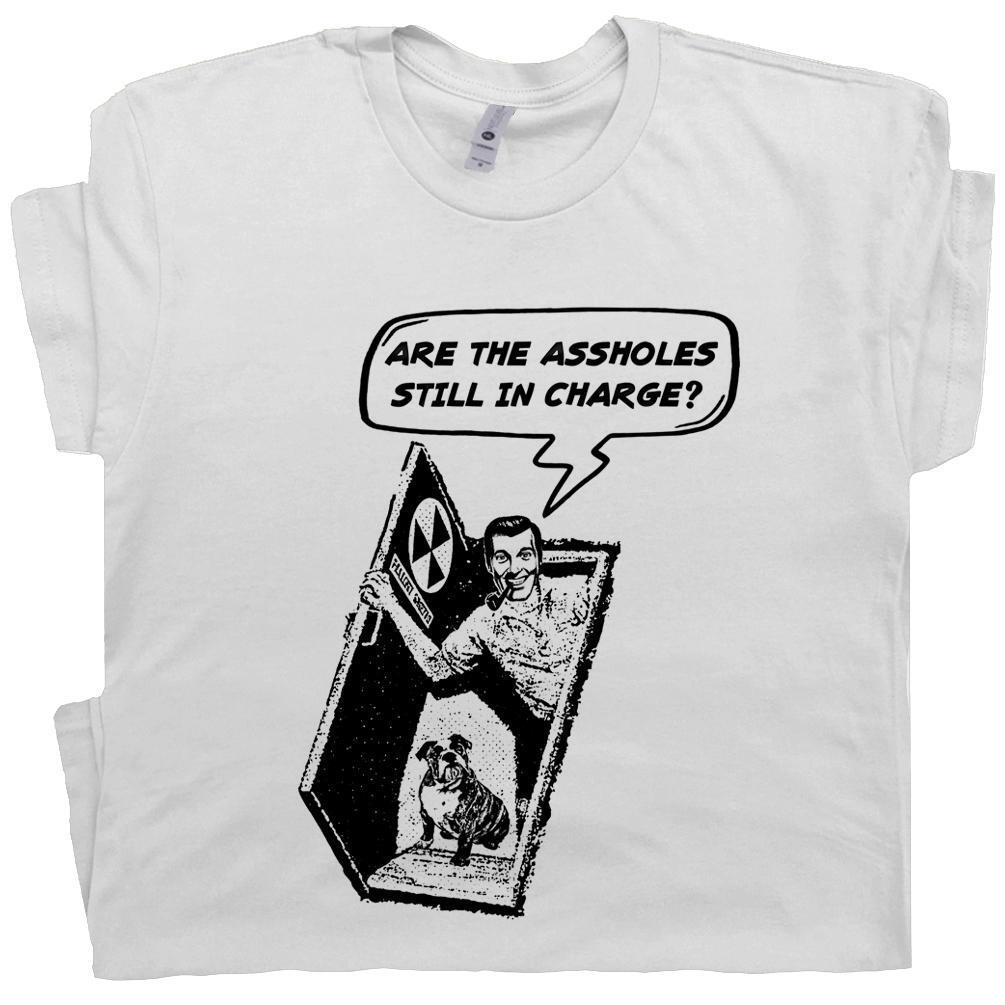 Apakah Orang Bodoh Masih Memegang Kekuasaan? Kaos Radikal Kiri, Kaos Lucu Politik, Kaos Anti Trump, 