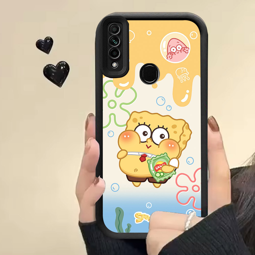 Casing untuk OPPO A31 Reno 3 A91 F15 2020 Case RR6 SpongeBob