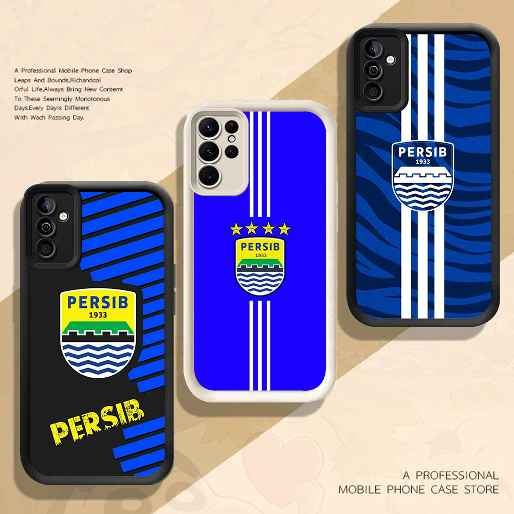 SOFTCASE Casing untuk Samsung A56 M12 A26 A17 M11 S25 A07 A36 Ultra 5G NO-19 Persib Bandung