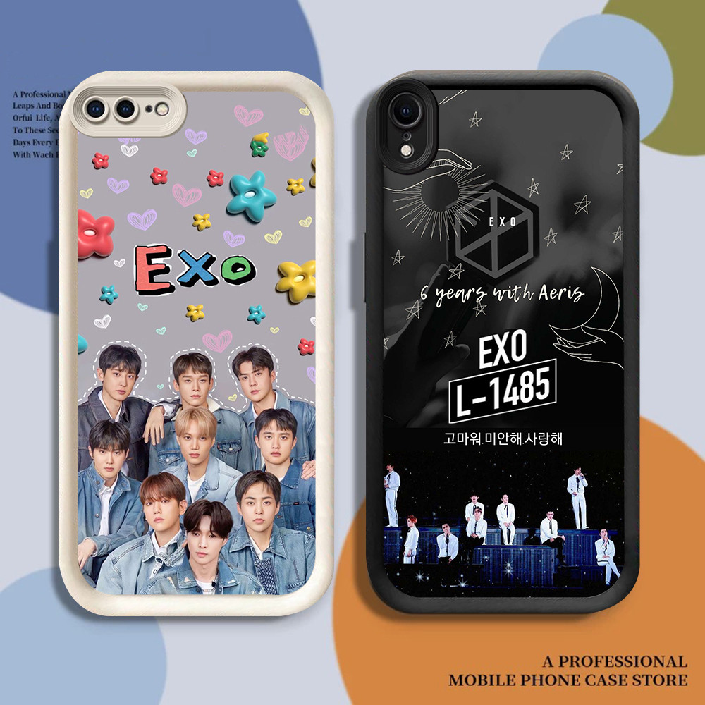 SOFTCASE Casing untuk iPhone 7 8 6 XR X Plus FB-18 K-POP EXO