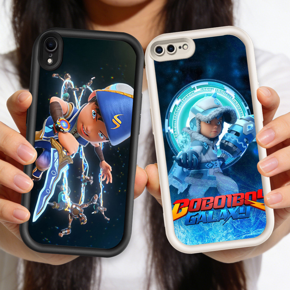 O-8 Boboiboy galaxy Casing HP Silikon untuk iPhone XS 7 6 XR X 8 Max Plus
