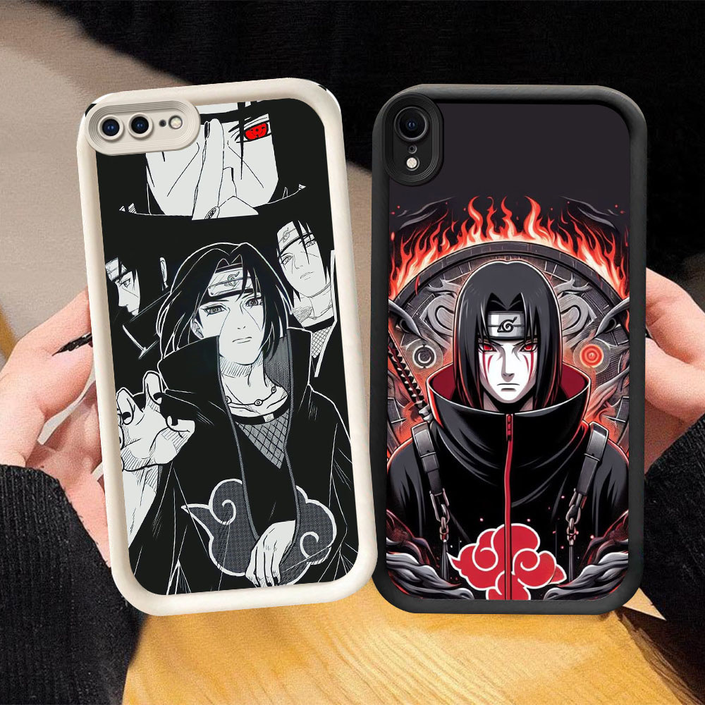 BQ-64 Itachi Uchiha Murah Casing HP TPU Anti Gores X iPhone XS XR 6 7 8 Max Plus