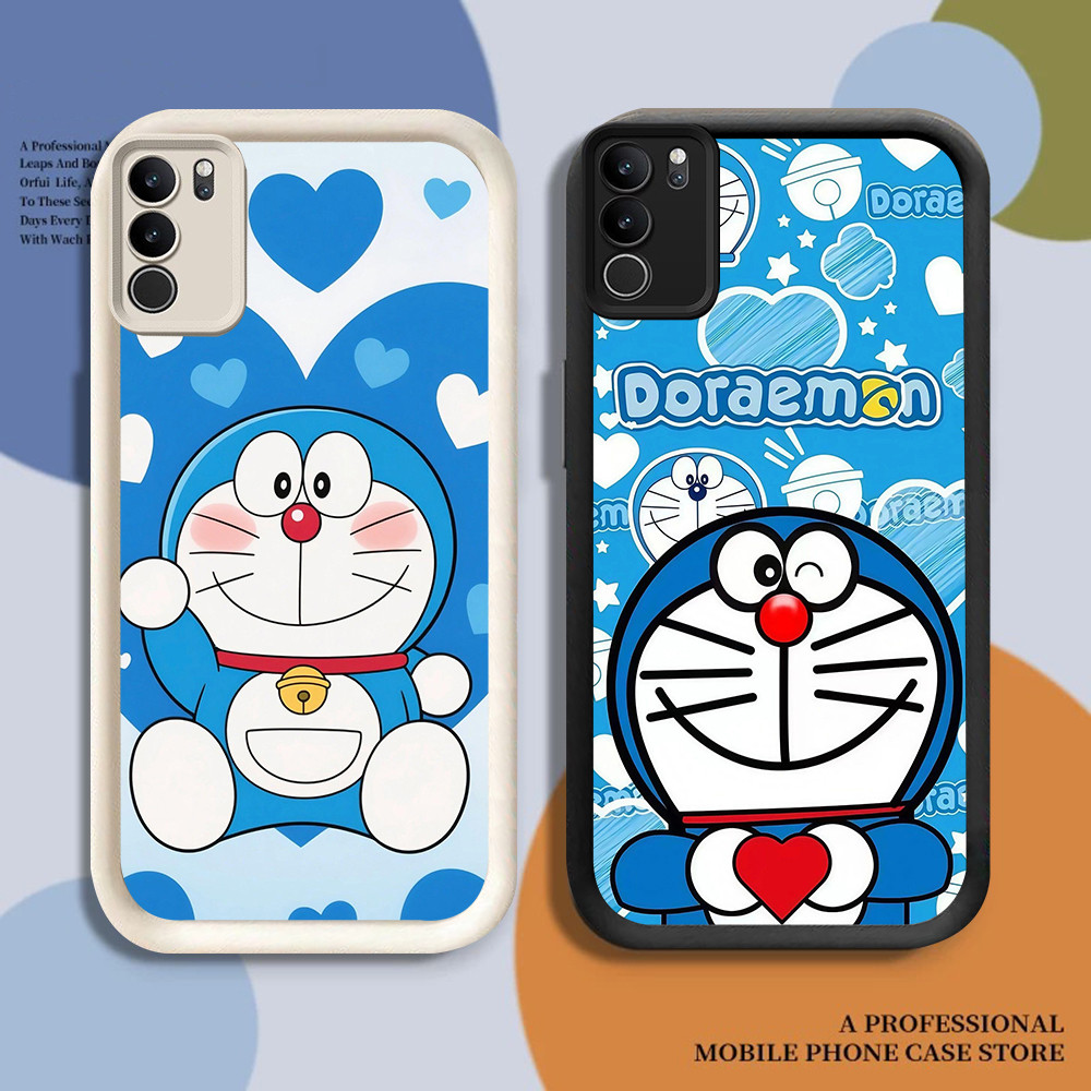 Casing hp untuk VIVO Y95 Y75 Y66 Y81s Y56 Y93 Y81 Y91 5G FB-10 Doraemon