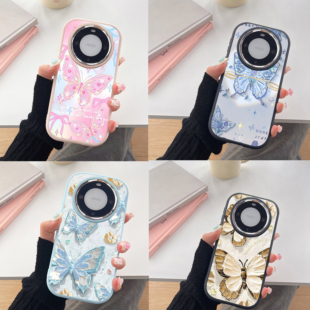 Softcase HA153 Butterfly Scrawl Untuk Redmi Note 15 14 Pro 13 Pro+ Pro Plus 4G 5G Casing Silikon TPU