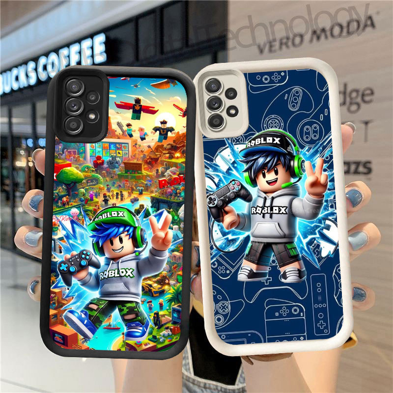 TS-44 FREE ROBLOX Shockproof soft Casing untuk Samsung A52 A73 A32 A72 A33 A53 A23 A52S A13 5G
