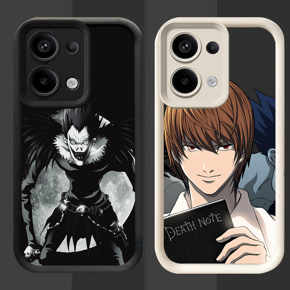 R12 Death Note Casing untuk OPPO Reno 15F 15FS A6 Pro A6X Hitam dan Putih