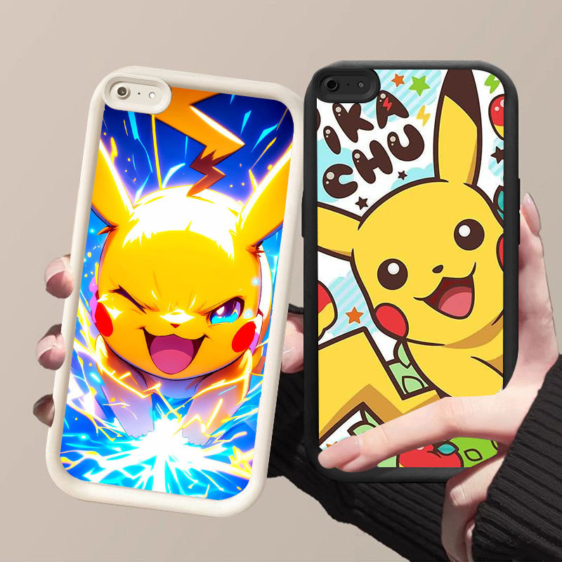 TS-39 Cute Pikachu Shockproof soft Casing untuk OPPO A37 A83 A39 F5