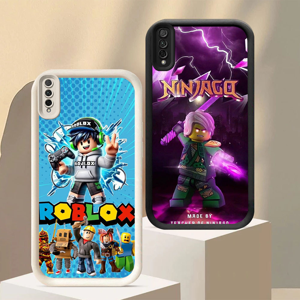 TS-44 FREE ROBLOX Shockproof soft Casing untuk Samsung A03 A50 Core A7 A50s M02 A30s A02 2018